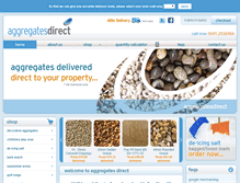Tablet Screenshot of aggregatesdirect.co.uk
